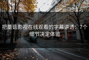 把蘑菇影视在线观看的字幕讲透：7个细节决定体验